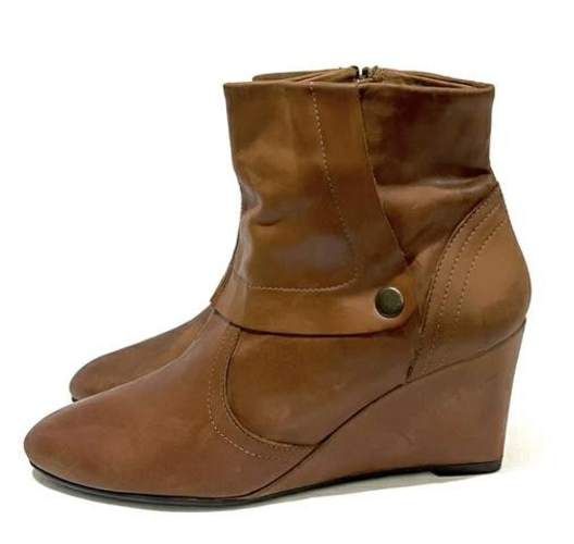 Botín Taco Chino 100% Cuero Marca Mor N*40 Café