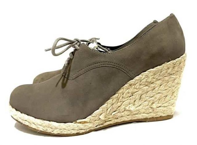 Zapato Taco Chino Cuero Marca Mor N*38 Café