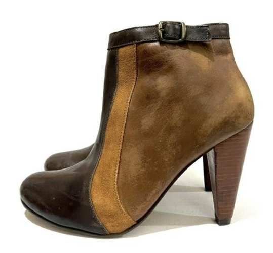 Botín 100% Cuero Marca Mor N°39 Café