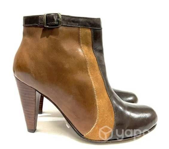 Botin 100% Cuero N°38 Marca Mor Café