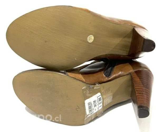 Botin 100% Cuero N°38 Marca Mor Café