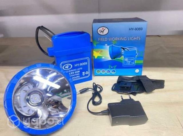 Foco Led Caza Camping 55w Linterna Minera Portati