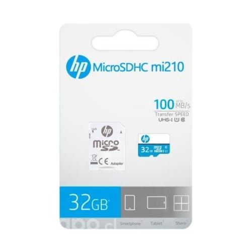 Tarjeta de Memoria MicroSD 32GB HP + Adaptador