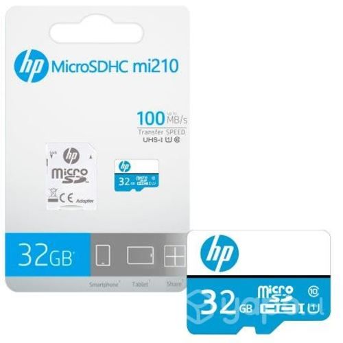 Tarjeta de Memoria MicroSD 32GB HP + Adaptador