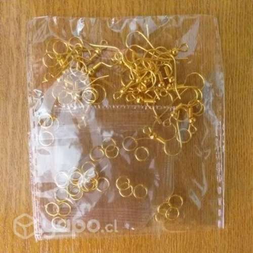 Colgantes para aros dorados