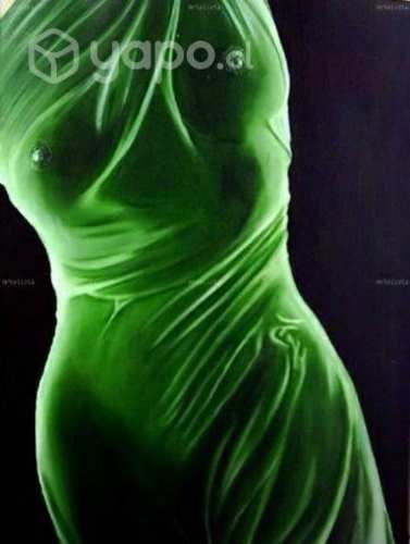 Oleo torso de mujer