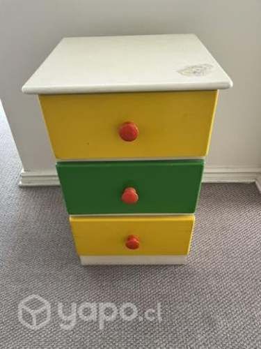 Velador y Respaldo Corazones