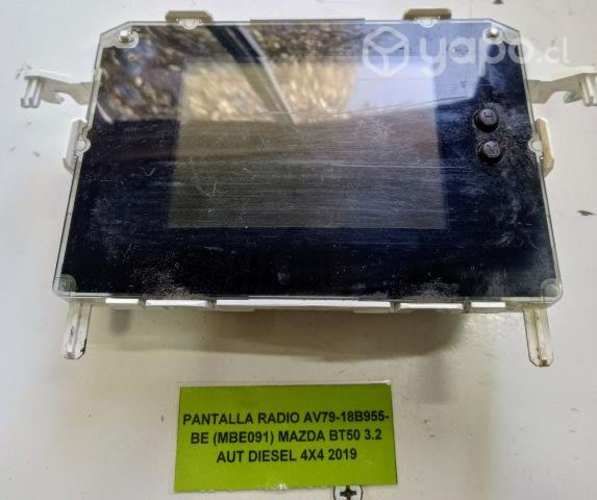 Pantalla Radio (Mazda BT50 3.2 AUT 4x4 2019