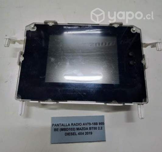 Pantalla Radio (MBD102) Mazda BT