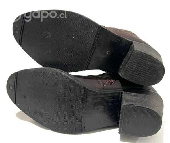 Botín Semi Vaquero 100% Cuero N*36 Marca Mor