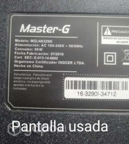 Pantalla y repuesto para tv master g mglnx3290i