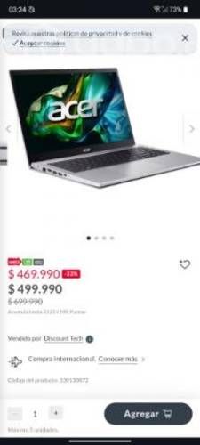 Vendo o permuto Notebook por celular, más a mi fav