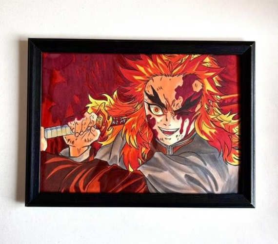 Cuadro anime rengoku
