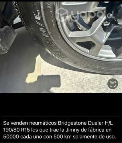 5 neumáticos de Jimny como nuevos