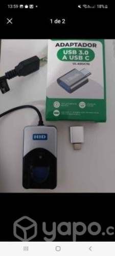 Lector huella digital