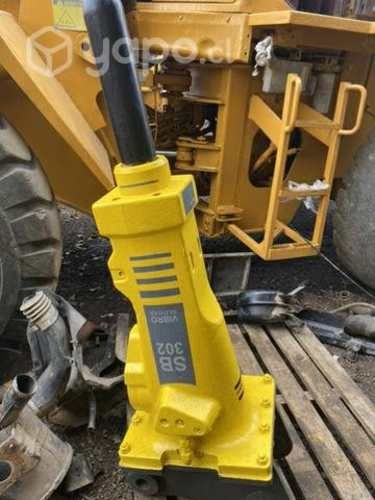 Martillo demoledor Atlas copco retro excavadora