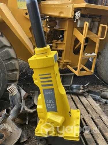 Martillo demoledor Atlas copco retro excavadora