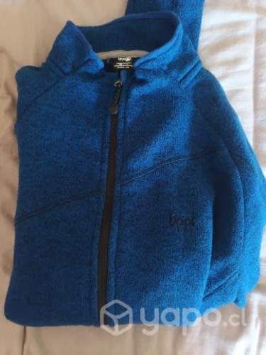 Polar Lippi original azul claro con cierre talla M