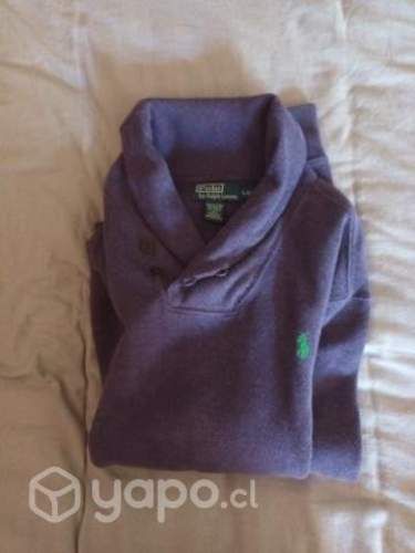 Chaleco Polo talla L original color azul