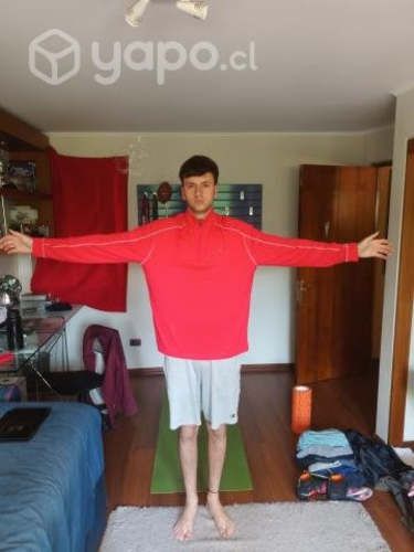 Poleron dri fit Callaway rojo