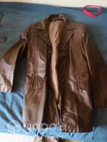 Chaqueta de cuero cafe Made in Argentina