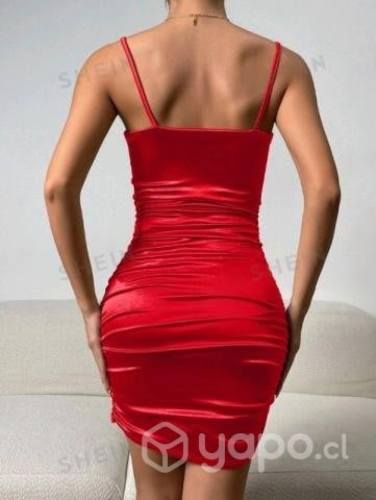 Vestido de satin grueso