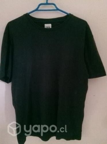 Polera Zara azul oscuro