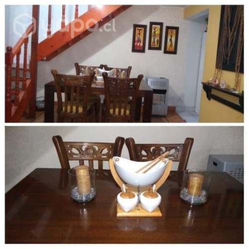 Comedor de madera 4 puestos