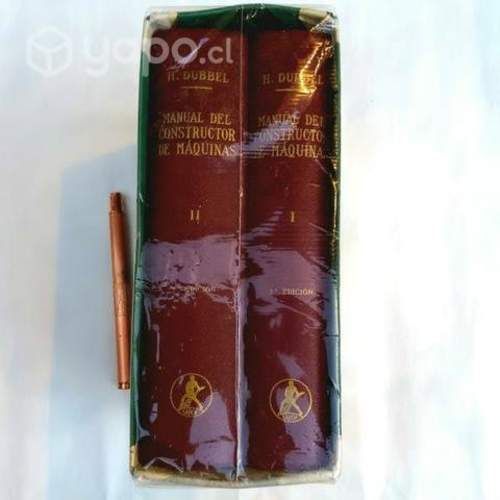 Manual del constructor de máquinas, 2 tomos
