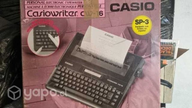 Máquina de escribir Casio eléctrica