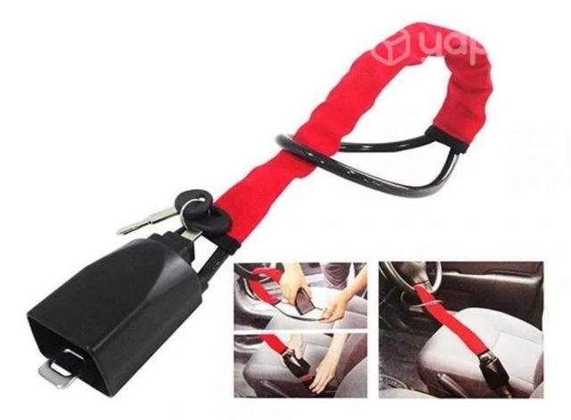Correa De Bloqueo Antirrobo Para Volante De Auto
