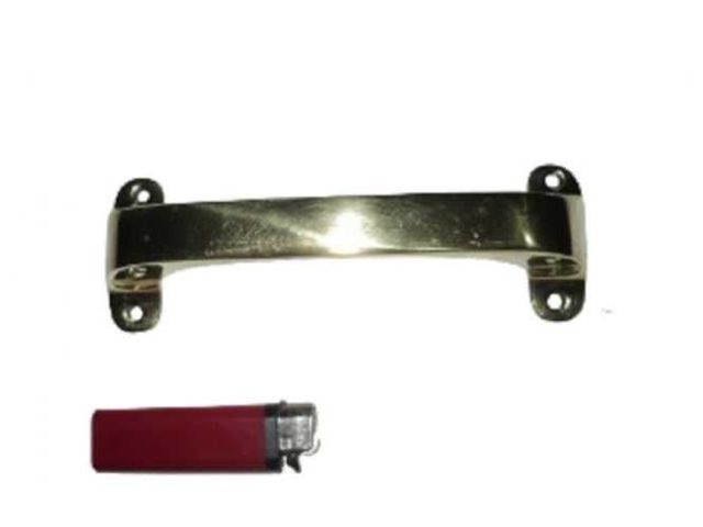 Antigua Manilla De Bronce Macizo Pulido, 18 Cms