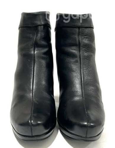 Botín Tacón 100% Cuero Marca Carducci N*39 Negro