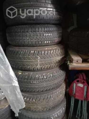 4 llantas con o sin neumáticos dunlop 245-70-16