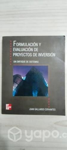 Formulación y Evaluación de proyectos de Inversión
