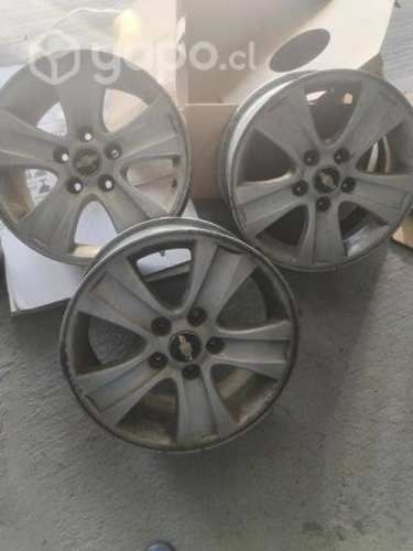 4 aros originales chevrolet captiva 2011