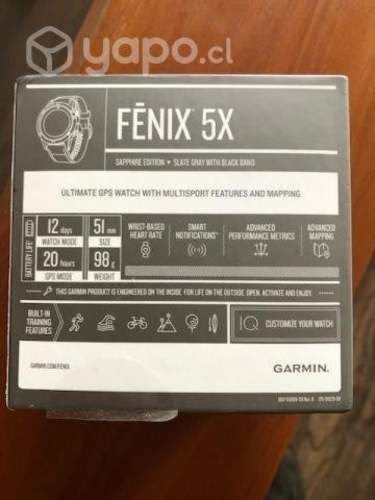Garmin Fenix 5X Sapphire