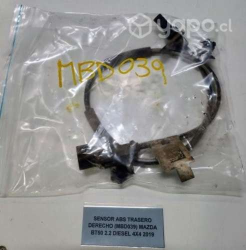 Sensor ABS Tras Der (MBD039) Mazda BT50 2.2 2019