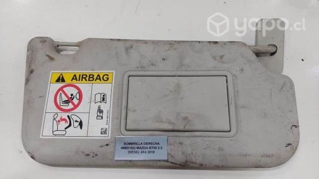 Sombrilla Derecha (MBD162) BT50 2.2 Diesel 2019