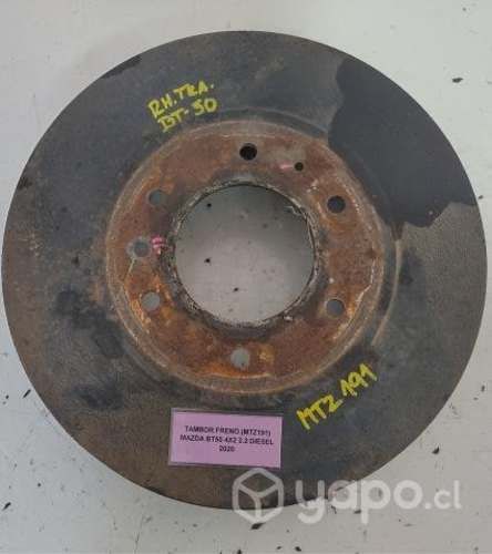 Tambor Freno (MTZ191) BT50 4x2 2.2 Diesel 2020