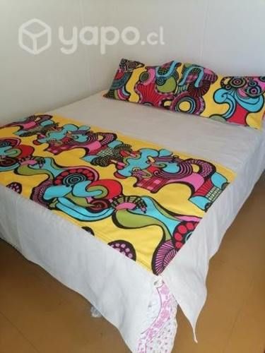 Piecera de cama con fundas