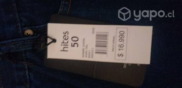 2 pantalones para caballero tipo jeans nuevos