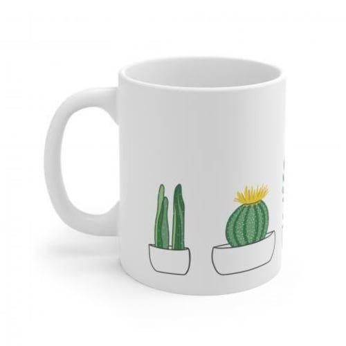 Tazon con diseño de Suculentas