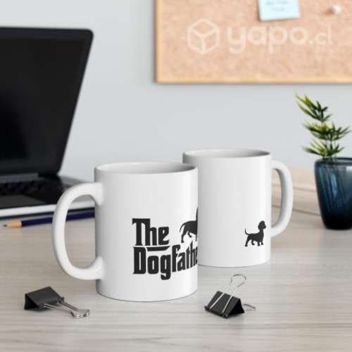 Tazon con diseño de perrito salchicha dogfather