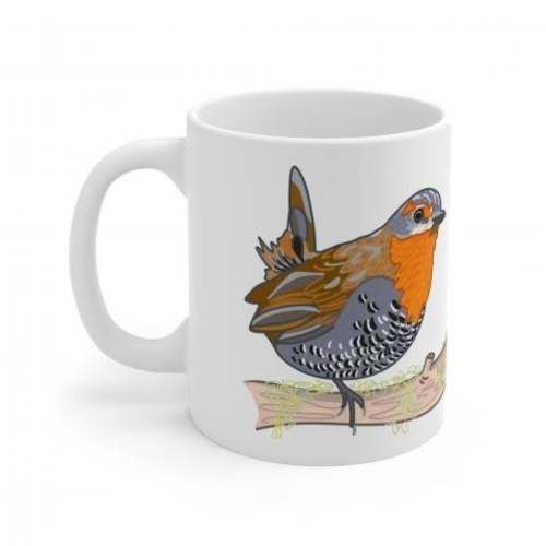 Tazon con diseño de Chucao