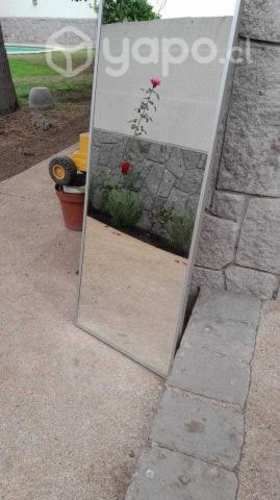 Espejo + marco de aluminio