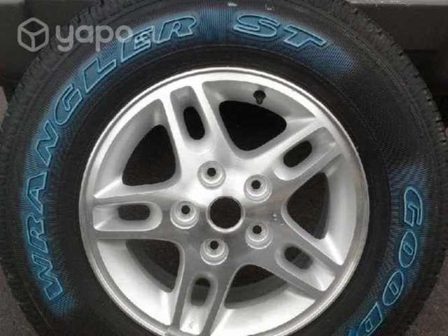 1 neumático y llanta magnesio nuevos jeep Cheroke
