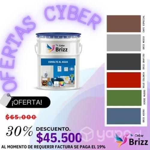 Esmalte al agua al 30% de descuento