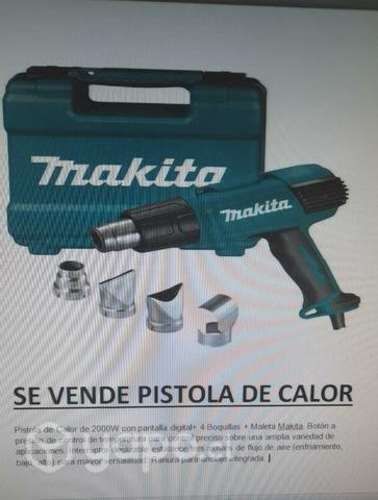 Pistola de calor nueva en su estuche