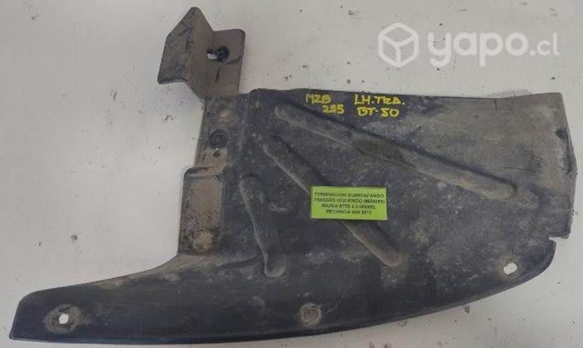 Terminacion Guardafango Tra Izq (MZB255) BT50 2017